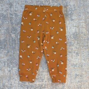 Carter's Simple Joys Floral Print Pants Size 24 Months